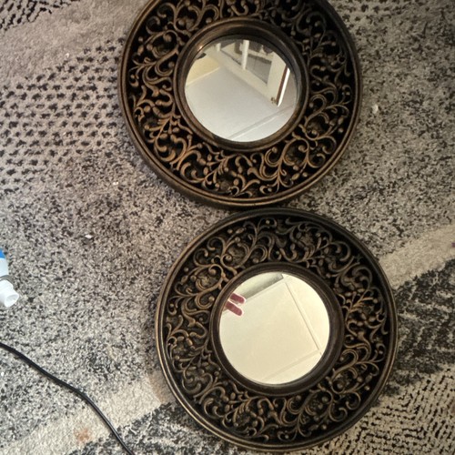 Set round ornate framed - set, 2