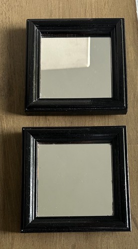 Vintage black square wood - wood, wall