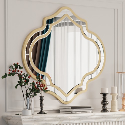 Decorative beveled wall mirror - beveled,